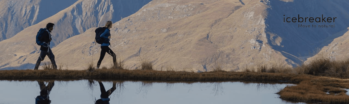 Keep it Real with the New Season Icebreaker 'hiking-ready' New Zealand merino. Outside Sports