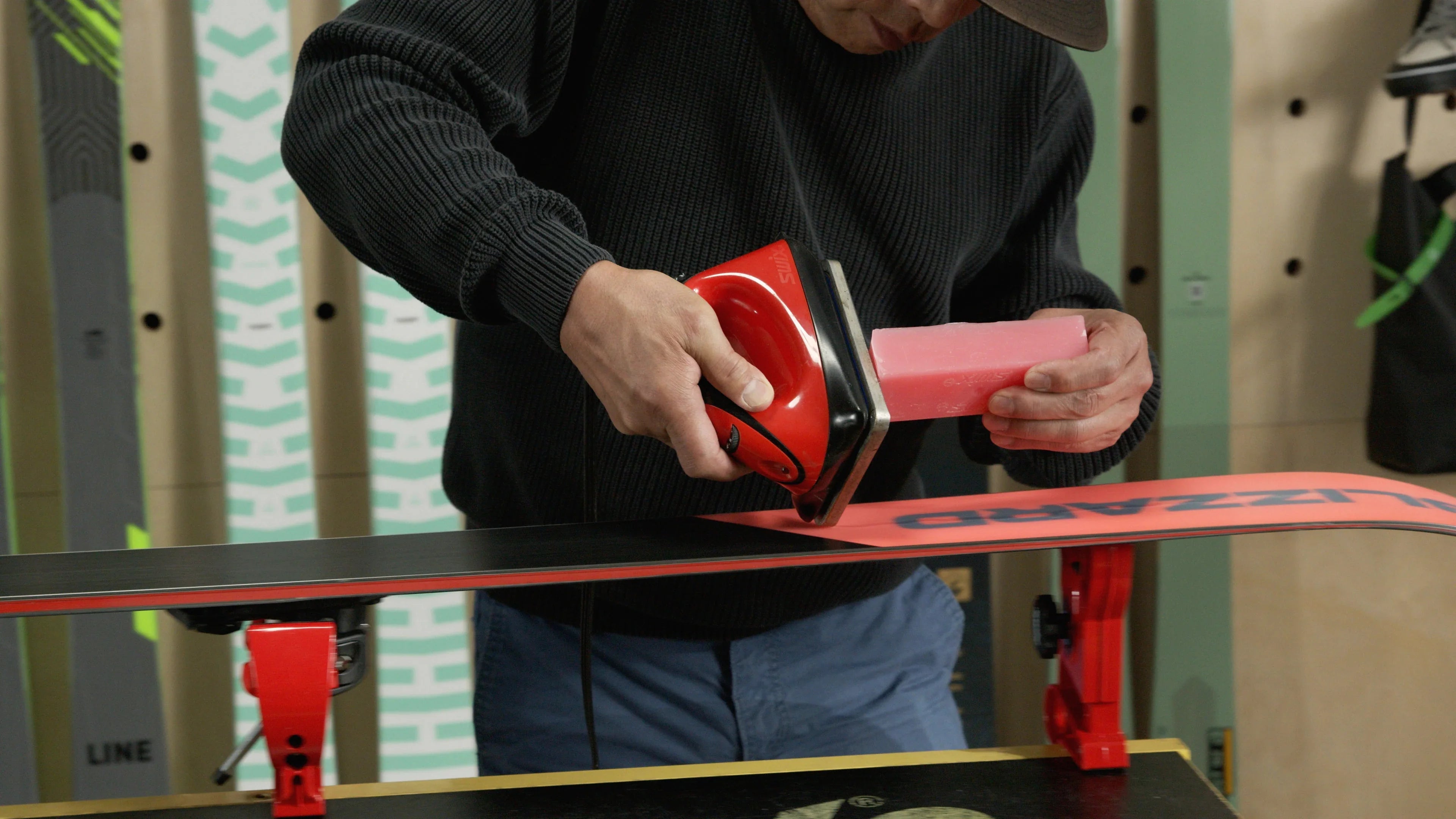 DIY Ski and Snowboard Waxing and Edge Tuning with VOLA tools.