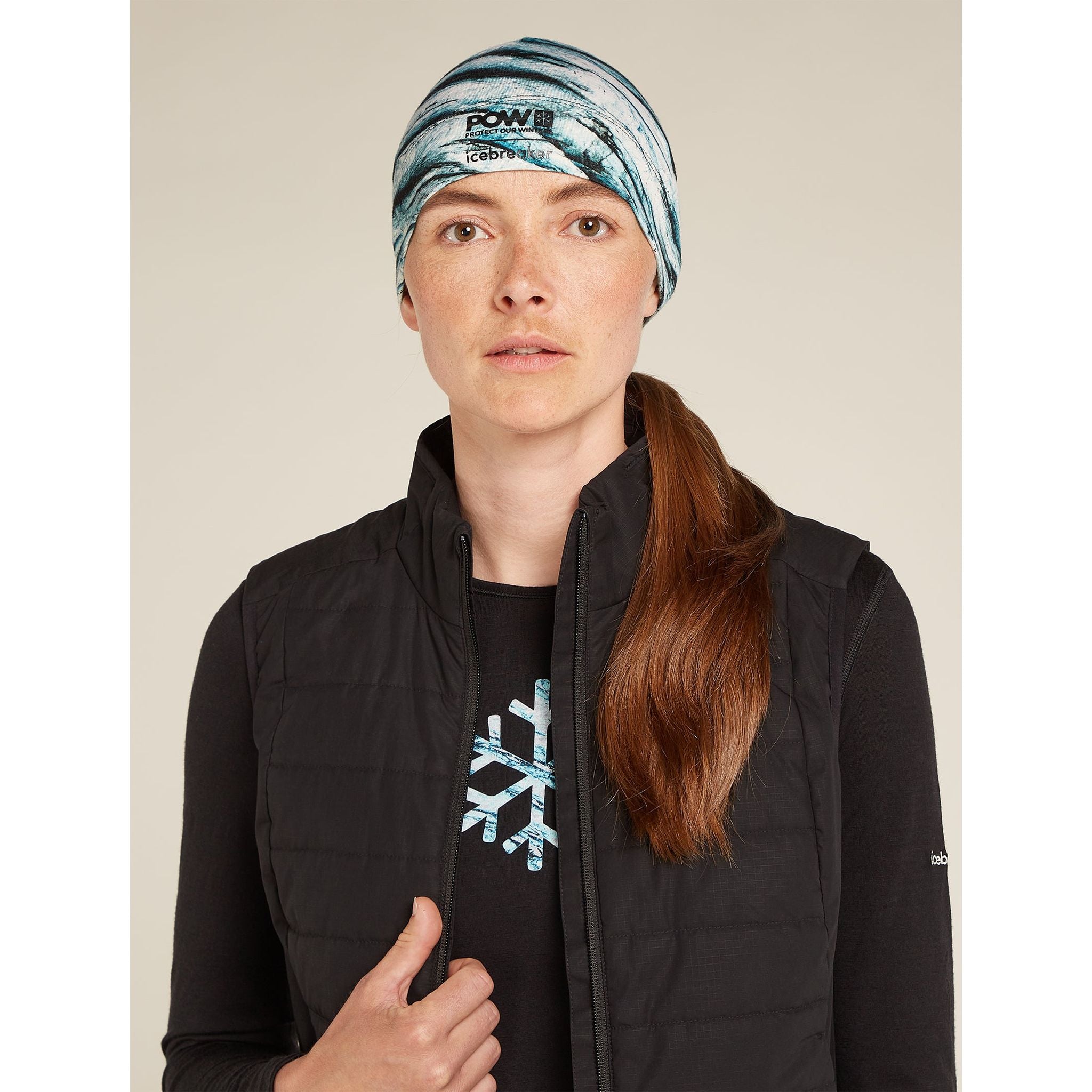 Icebreaker Merino 200 Oasis Beanie POW All Over Print