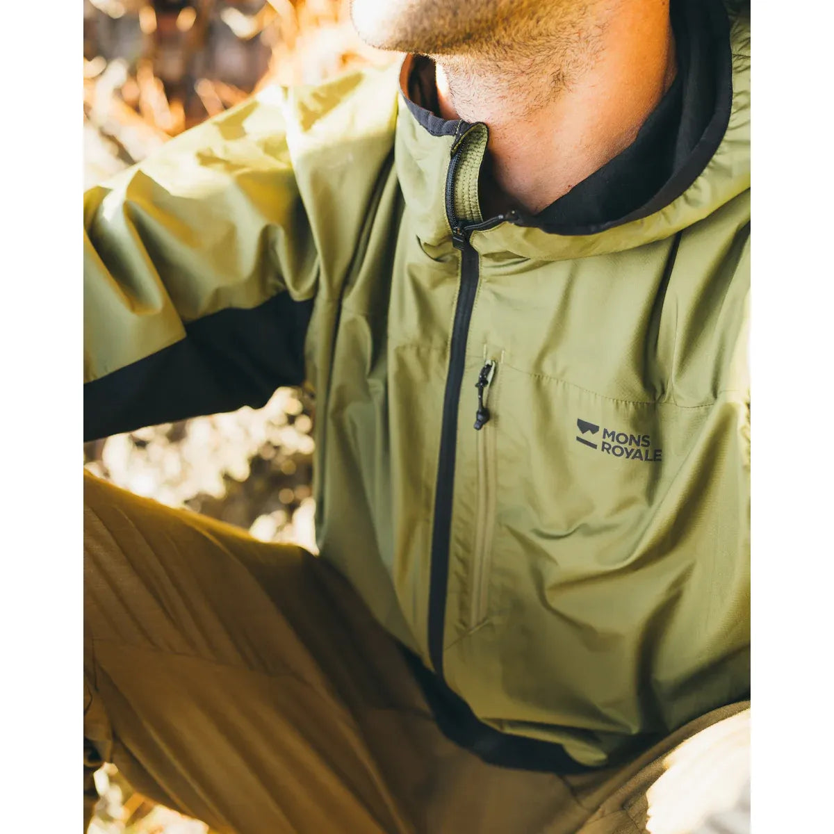 Mons Royale Men's Diversion Merino Wind Jacket