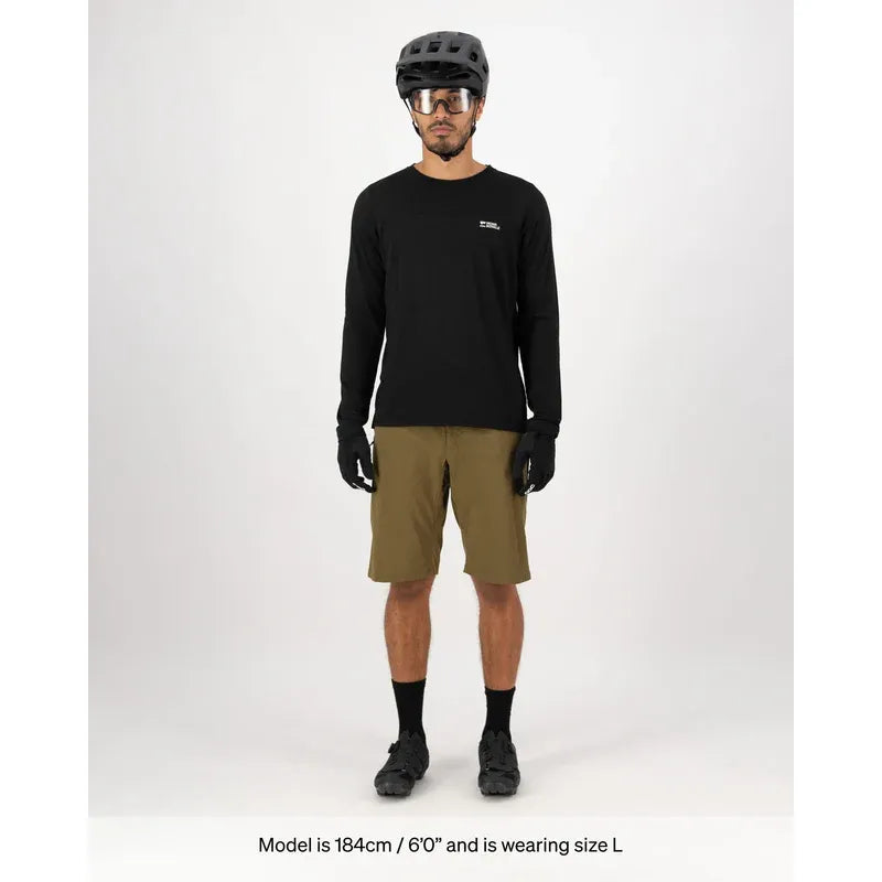 Mons Royale Men's Diversion Merino Bike Jersey Long Sleeve
