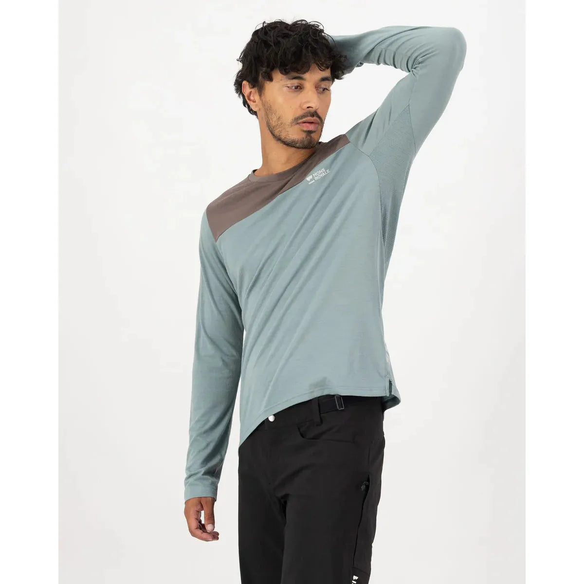 Mons Royale Men's Diversion Merino Bike Jersey Long Sleeve