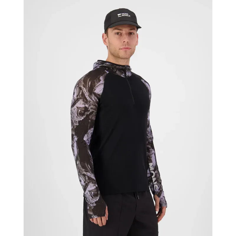 Mons Royale Men's Temple Merino Long Sleeve Hood