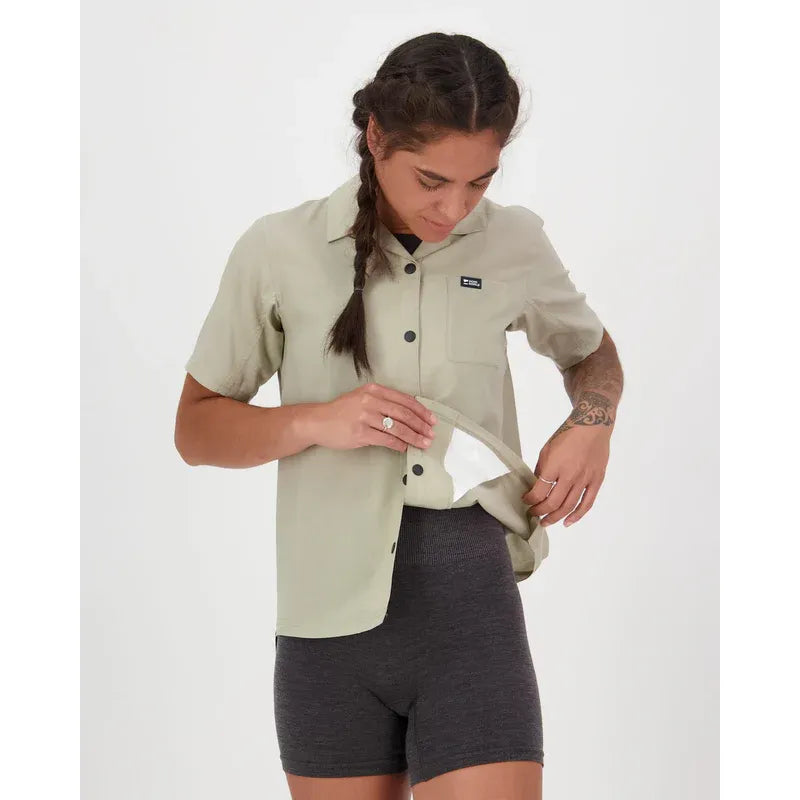 Mons Royale Women's Breezer Merino Short Sleeve Shirt