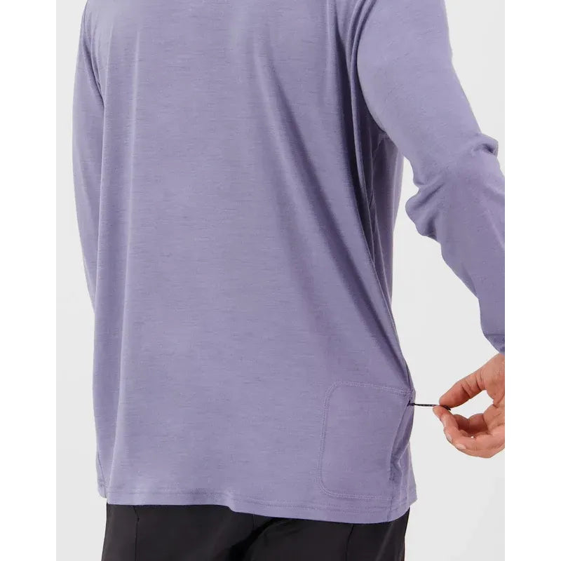 Mons Royale Men's Pivot Merino Long Sleeve Hood