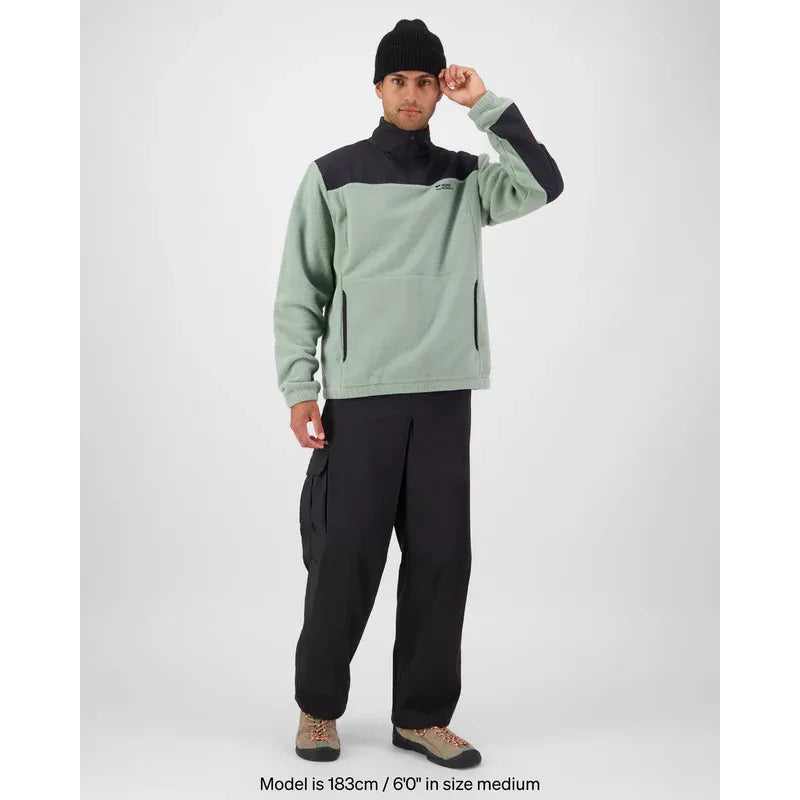 Mons Royale Men's s Pileup Wool Fleece ¼ Zip