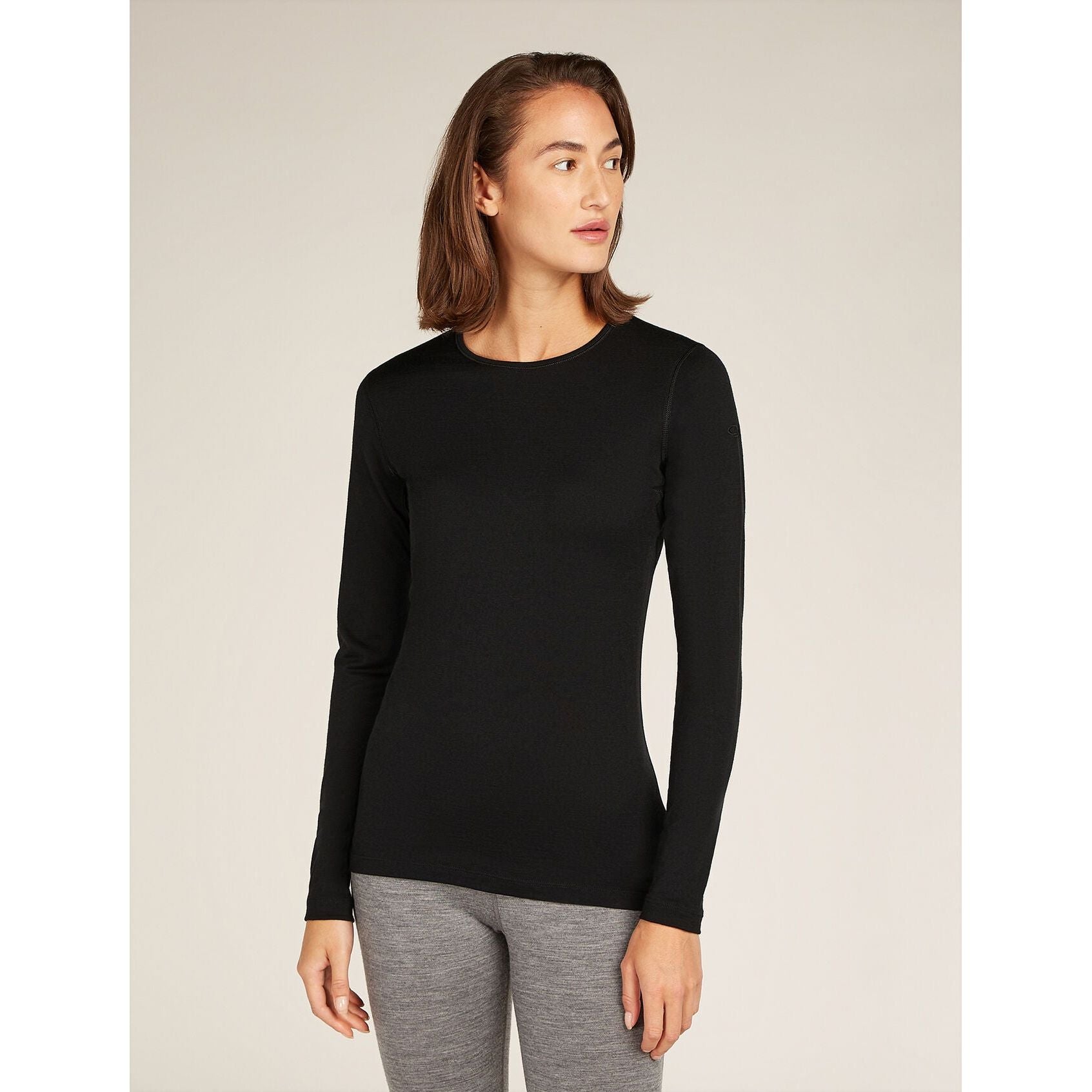 Icebreaker Women's 200 Oasis Long Sleeve Crewe Thermal Top