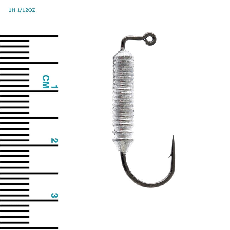 TT Lures Hidden Weight System Jigheads Hook Size #1 - 5 Pk