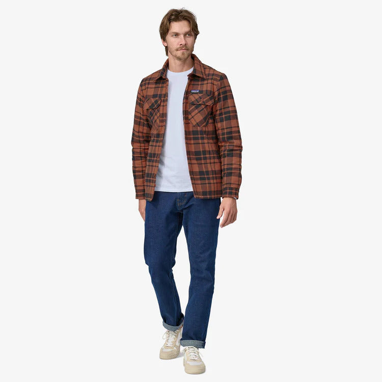 Patagonia Men's Insulated Organic Cotton Mid Weight Fjord Flannel Shirt