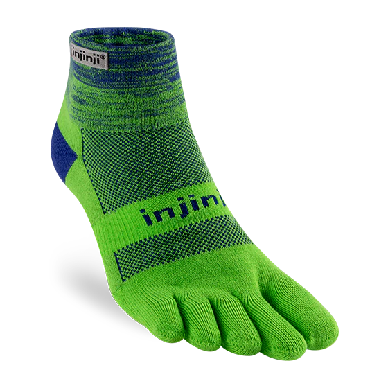 Injinji Trail Midweight Mini Crew Running Socks