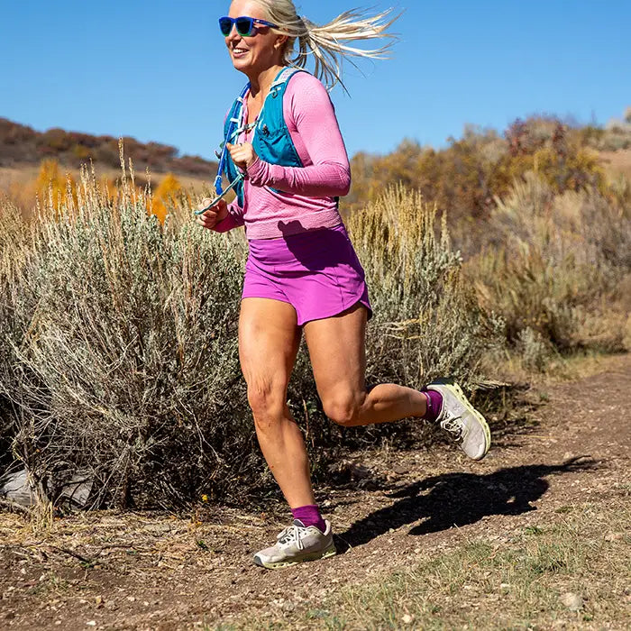 Injinji Women's Trail Midweight Mini Crew Running Socks