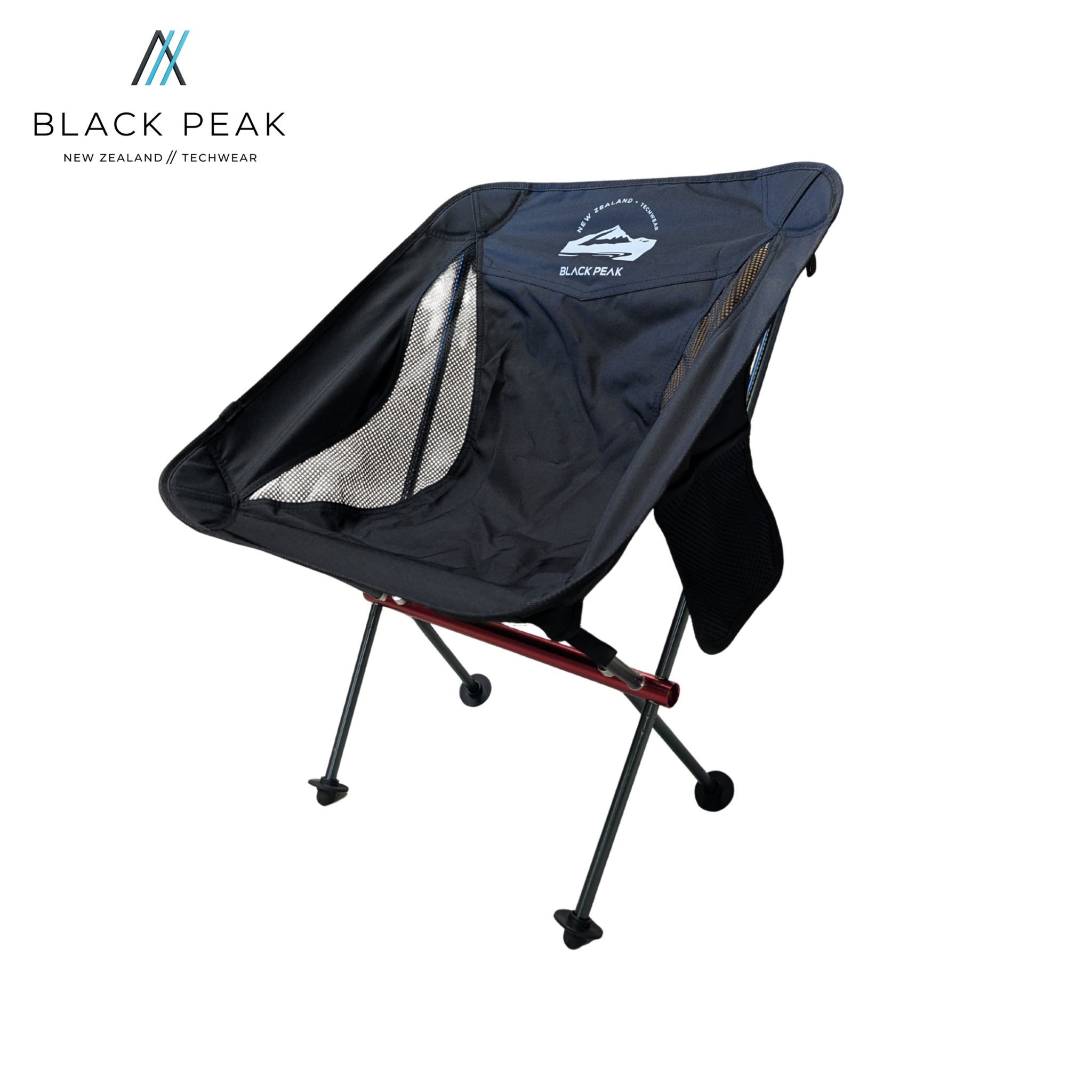 Black Peak Low Back Camping Chair