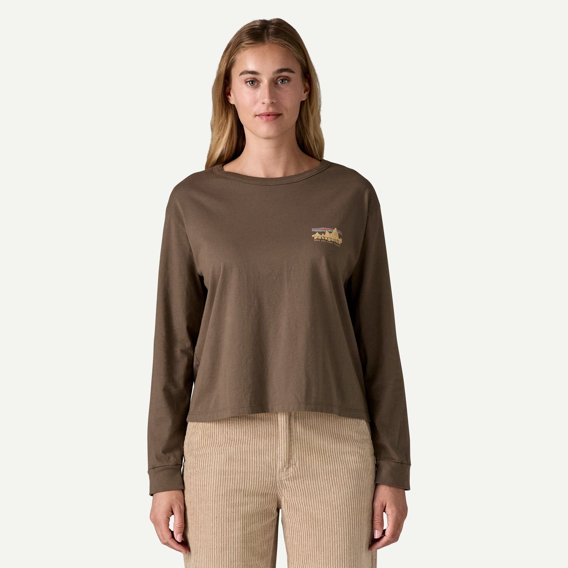 Patagonia Women's '73 Skyline Easy Cut OrganicLong Sleeve T-Shirt