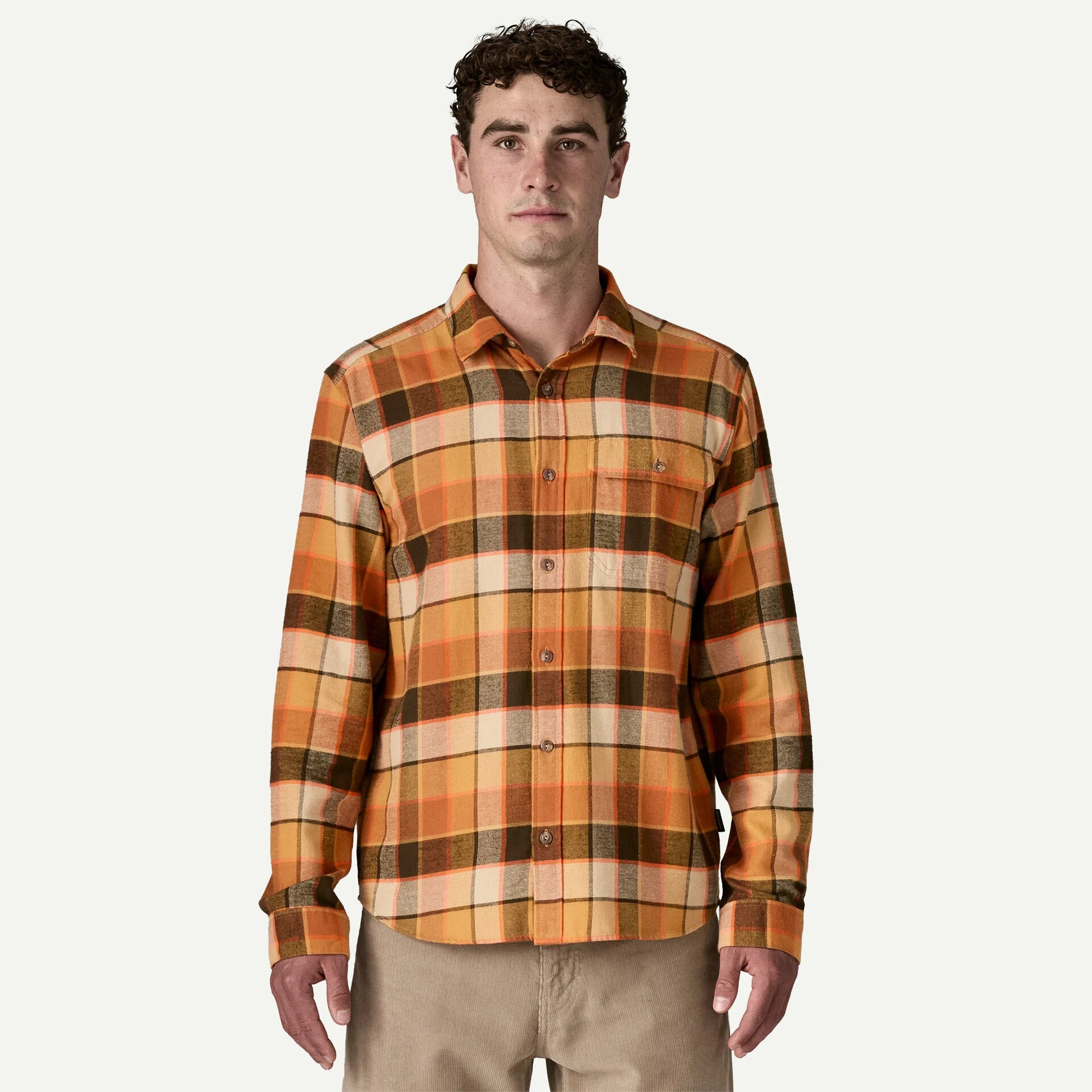 Patagonia Men's Long-Sleeved LW Fjord Flannel Shirt