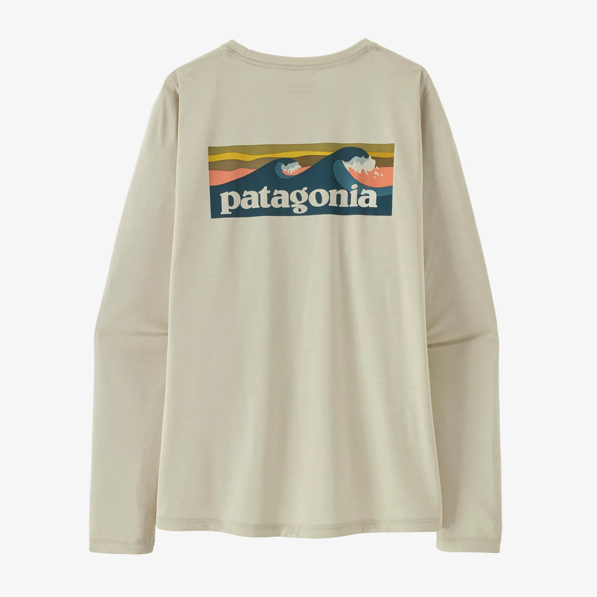 Patagonia Women's Capilene Cool Daily Long Sleeve Shirt - Boardshort Logo