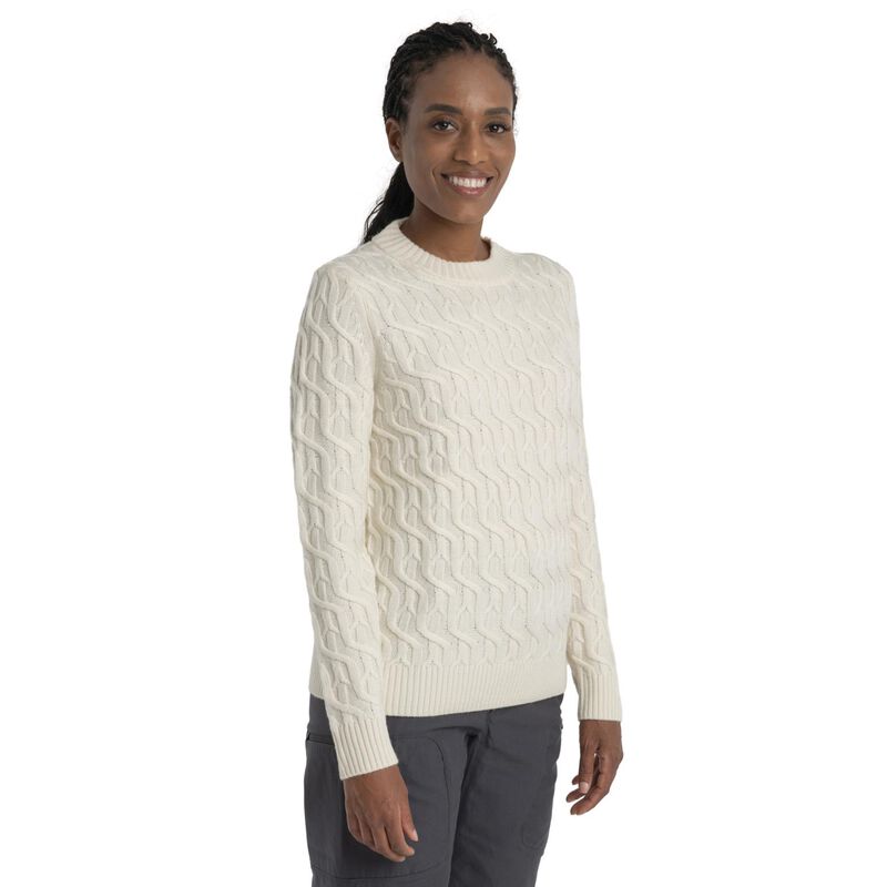 Icebreaker Women's Merino Cable Knit Crewe Sweater
