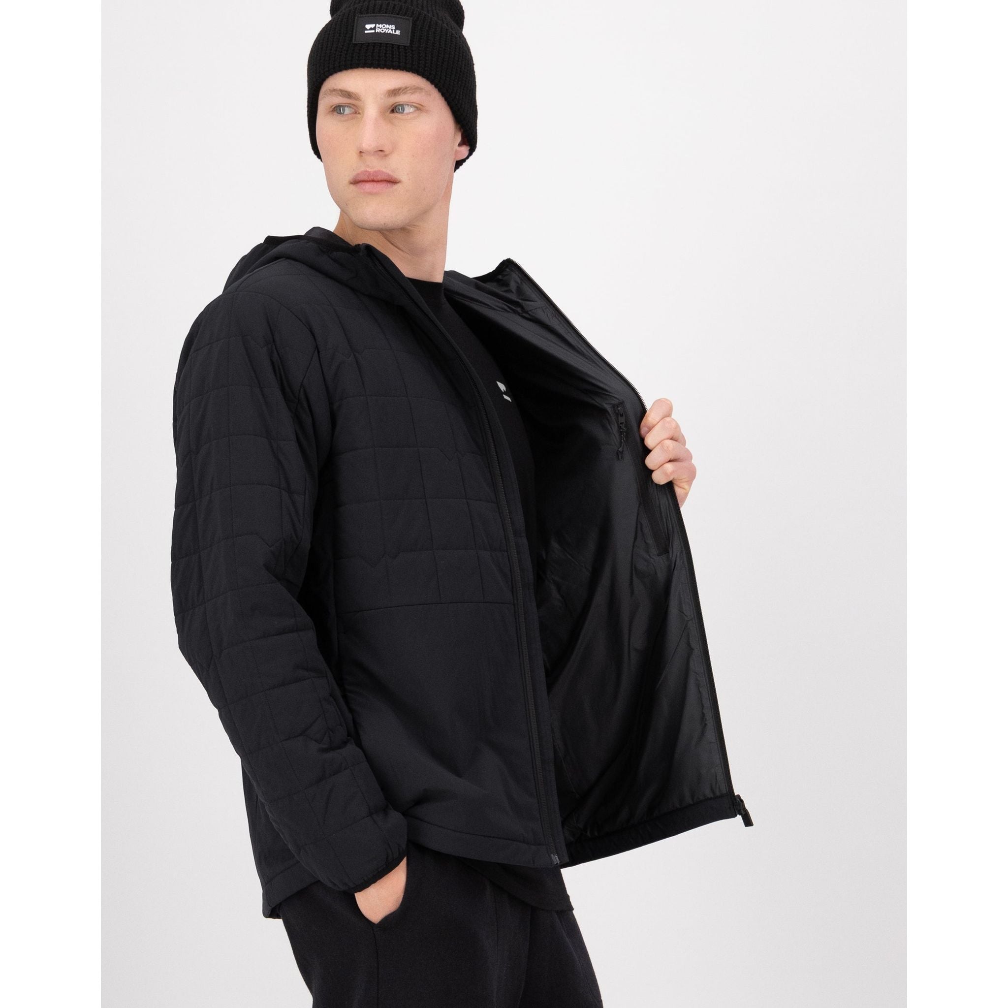 Mons Royale Men's Canyon Merino Insulated Hooded Jacket