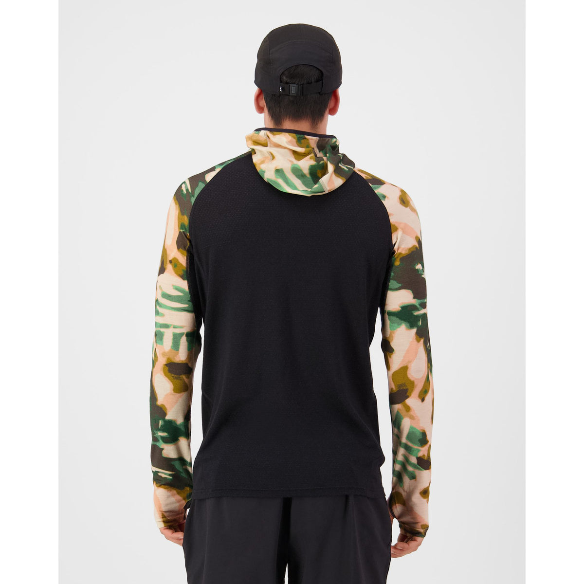 Mons Royale Men's Temple Merino Long Sleeve Hood