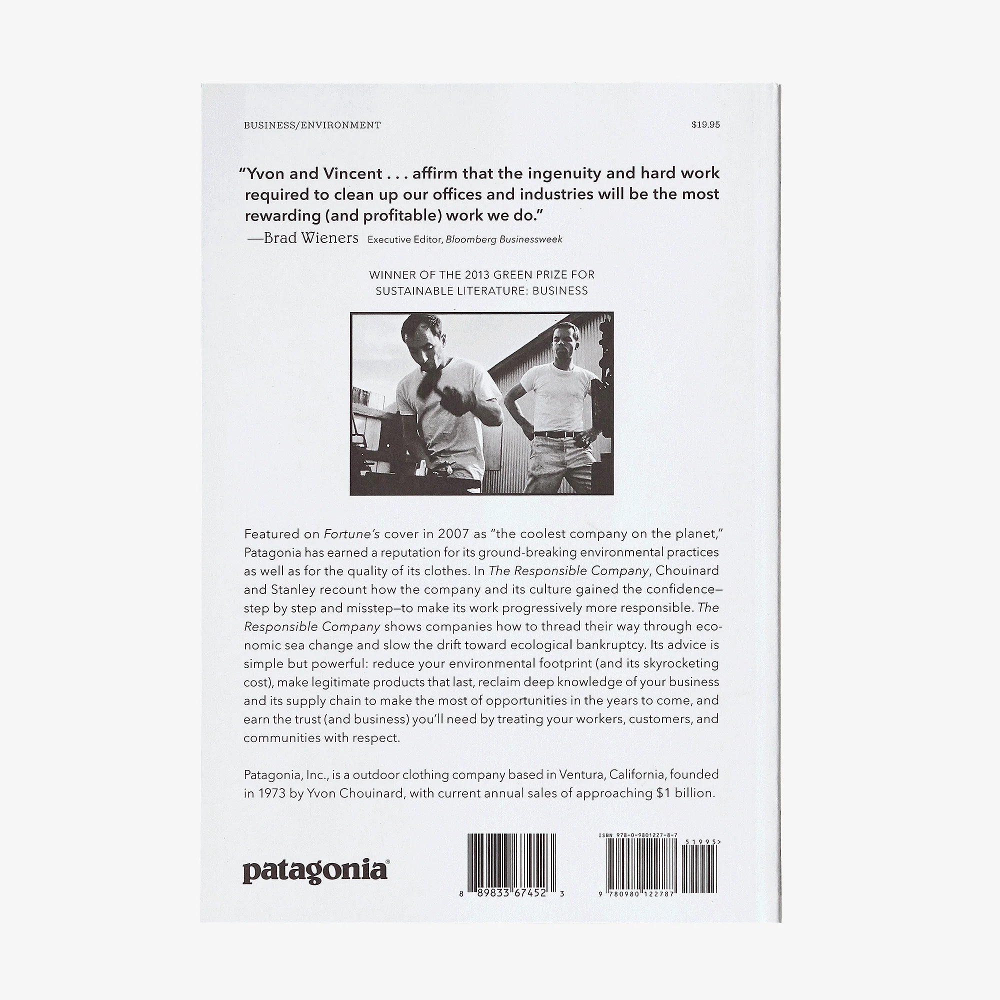 Patagonia The Responsible Company Book (Revised and Updated - Paperback)