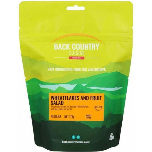 Back Country Wheatflakes & Fruit salad 175g Outside Sports