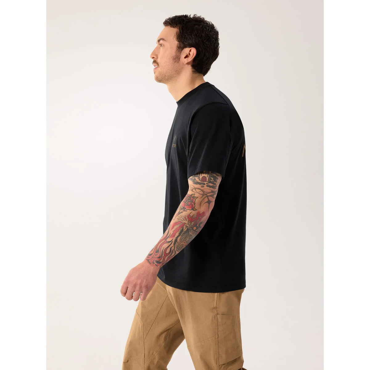 Arc'teryx Men's Kragg Supima Cotton Bird Word Short Sleeve T-Shirt