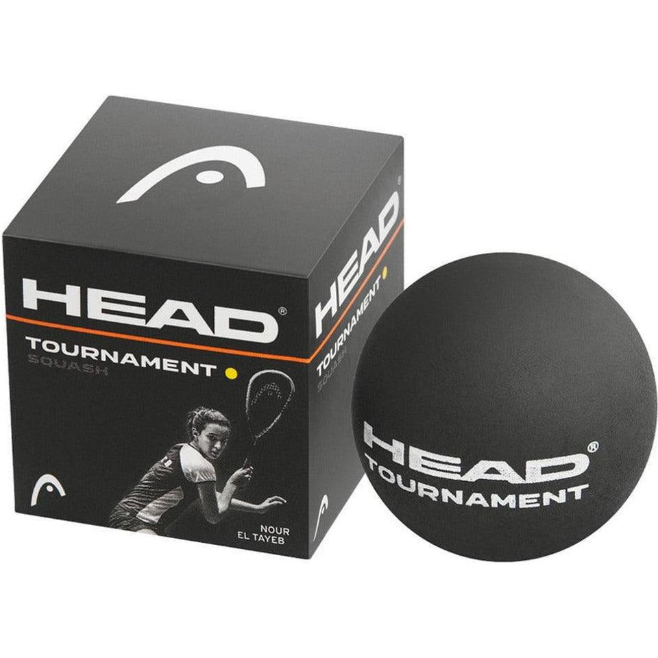 Head Tournament Single Yellow Dot Squash Ball Outside Sports