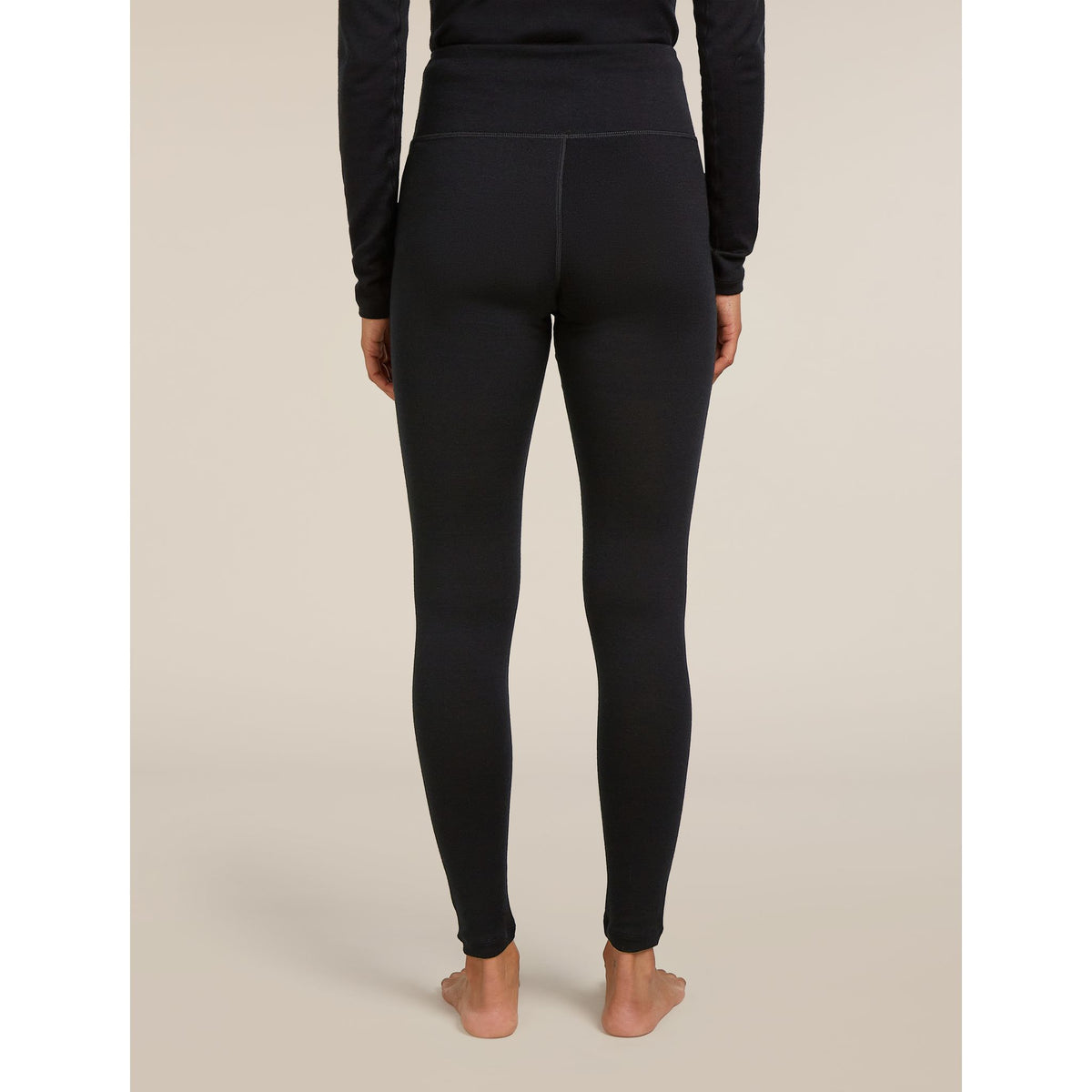 Icebreaker Women's Merino 260 Tech High Rise Leggings Base Layer Bottoms Outside Sports