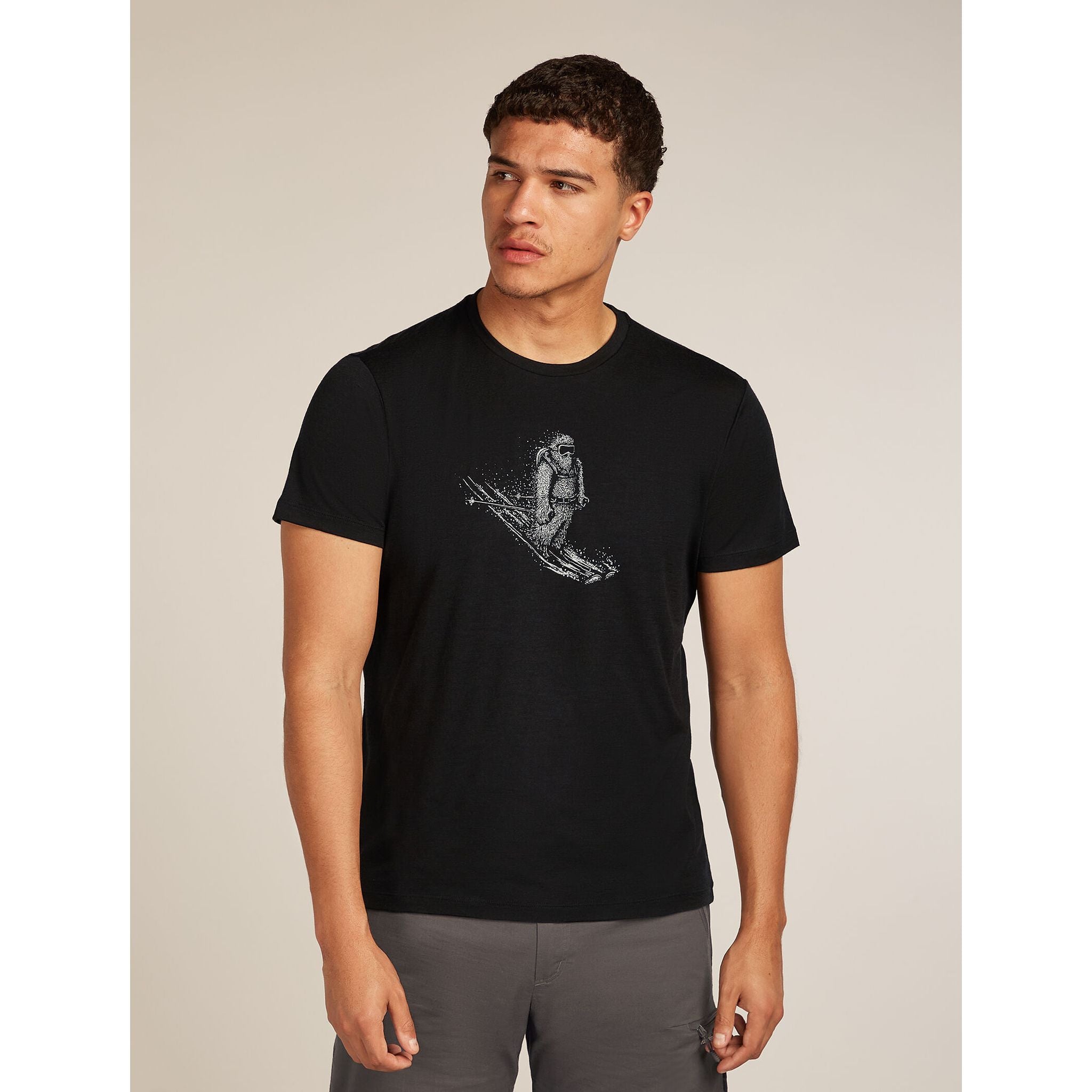 Icebreaker Men's Merino 150 Tech Lite Short Sleeve Tee Skiing Yeti