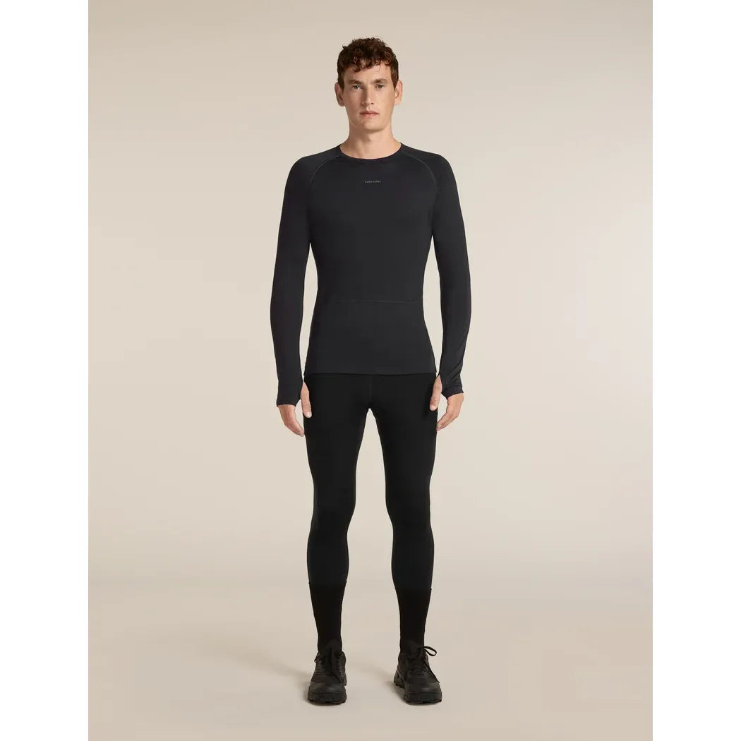 Icebreaker Men's Merino Blend 125 ZoneKnit LS Crewe