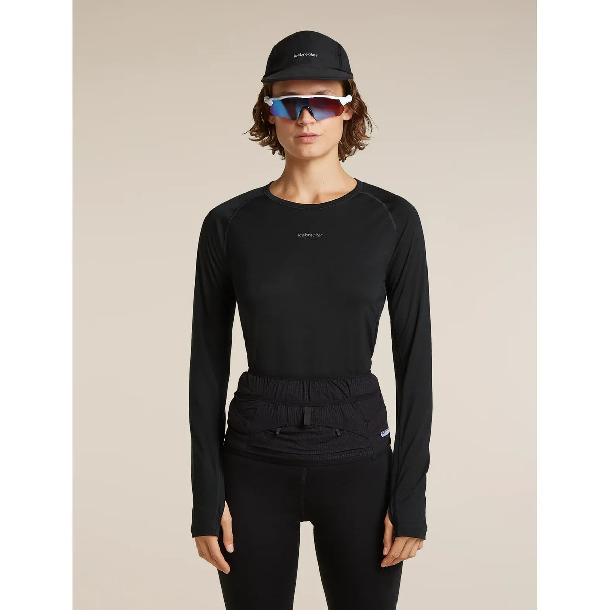 Icebreaker Women's Merino Blend 125 ZoneKnit LS Crewe