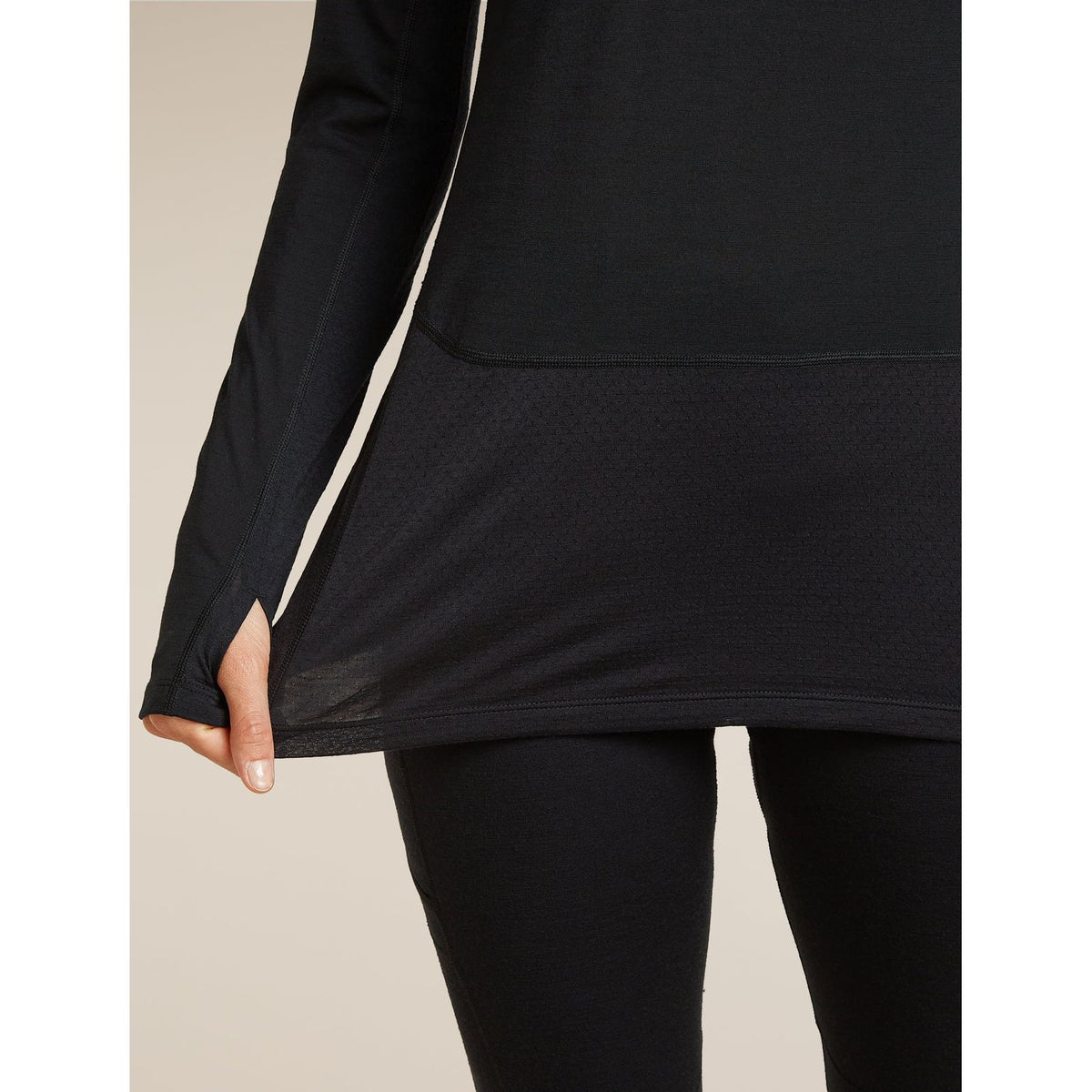 Icebreaker Women's Merino Blend 125 ZoneKnit LS Crewe
