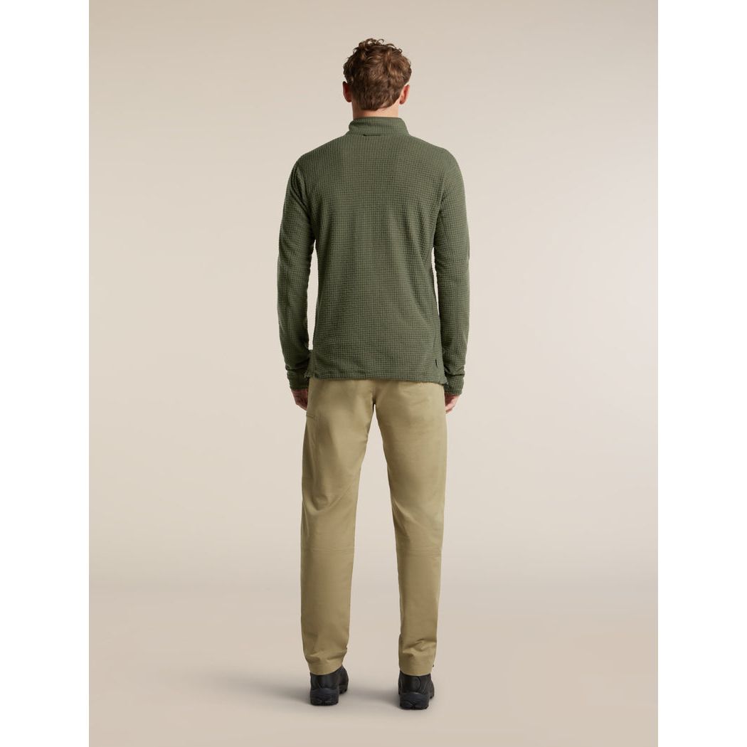 Icebreaker Men's Merino 400 RealFleece Peaksland Long Sleeve Half Zip