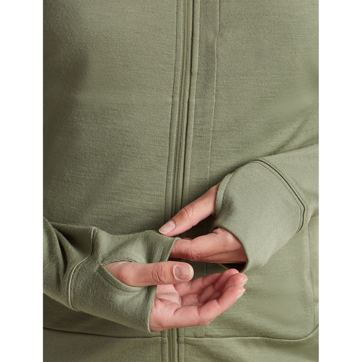 Icebreaker Women's Merino 260 Quantum Long Sleeve Zip Hoodie Fleece Outside Sports