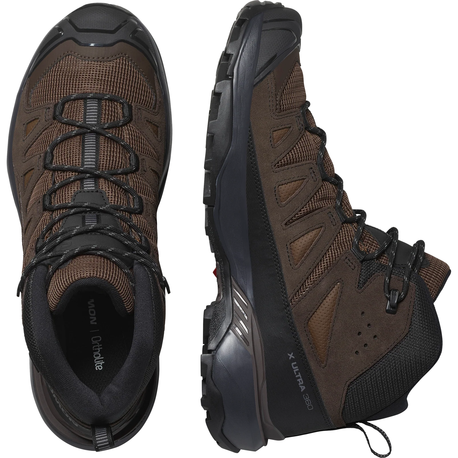 Salomon Men's X Ultra 360 Leather Mid Gore-Tex Hiking Boots