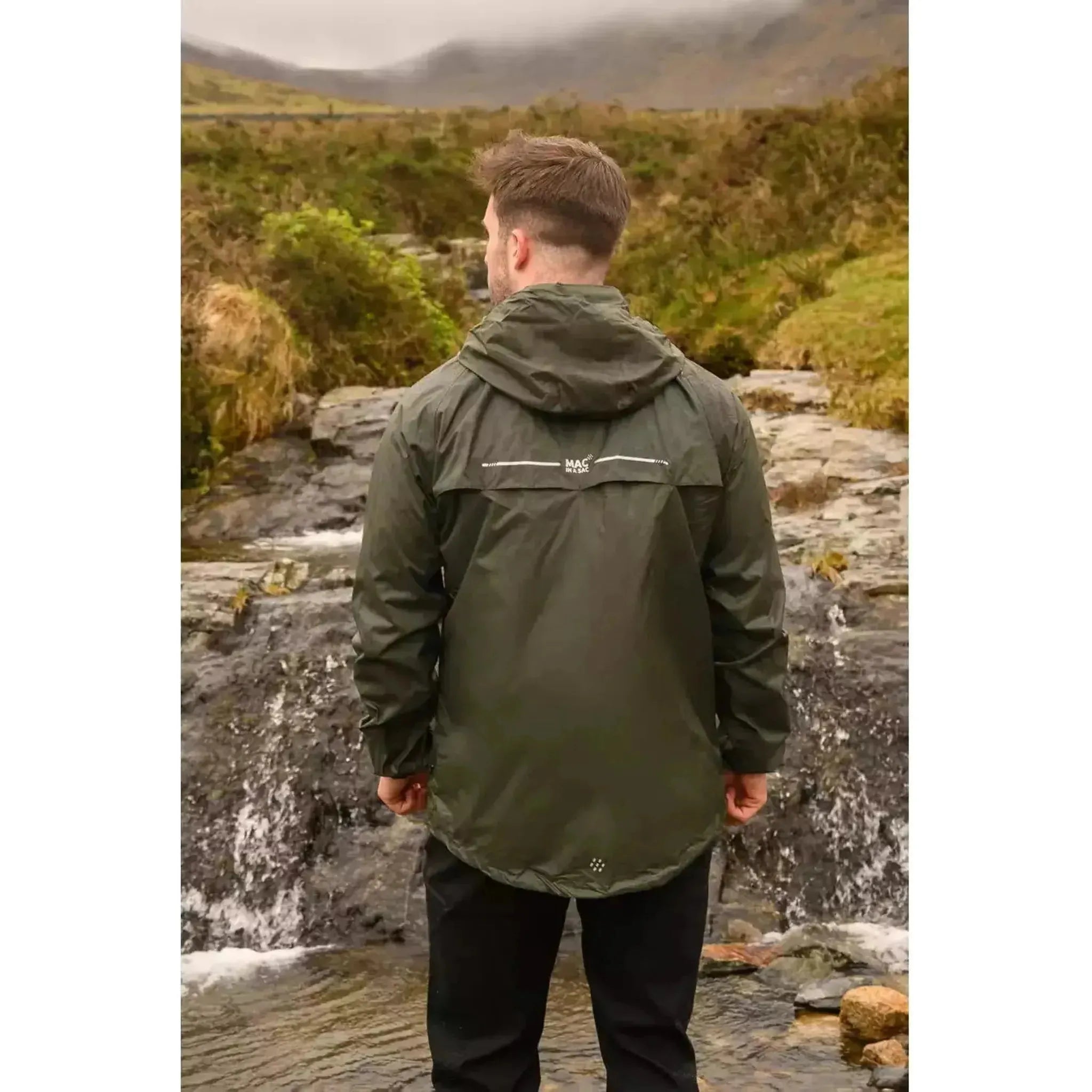 Mac-In-A-Sac Adult Rain Jacket Outside Sports