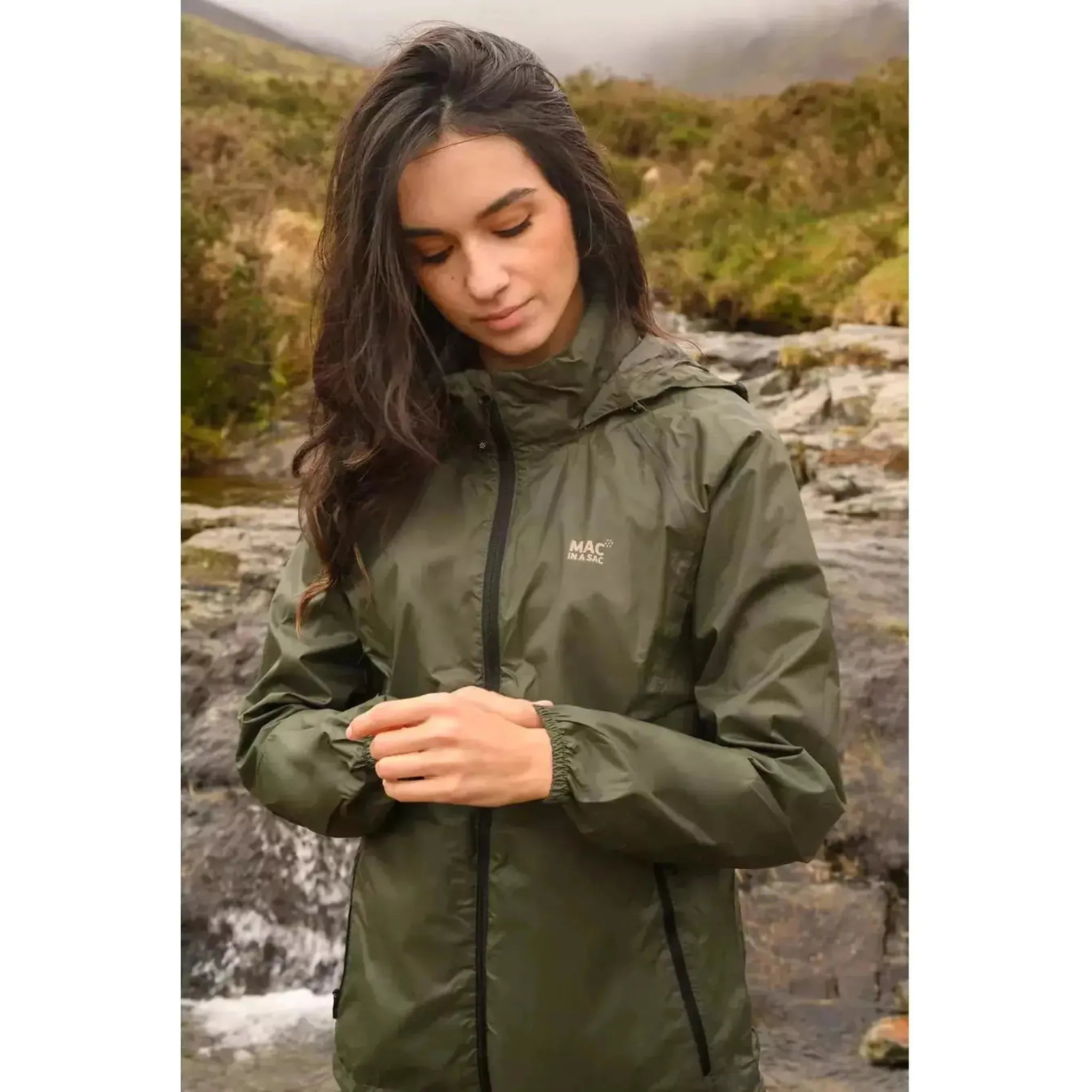 Mac-In-A-Sac Adult Rain Jacket Outside Sports