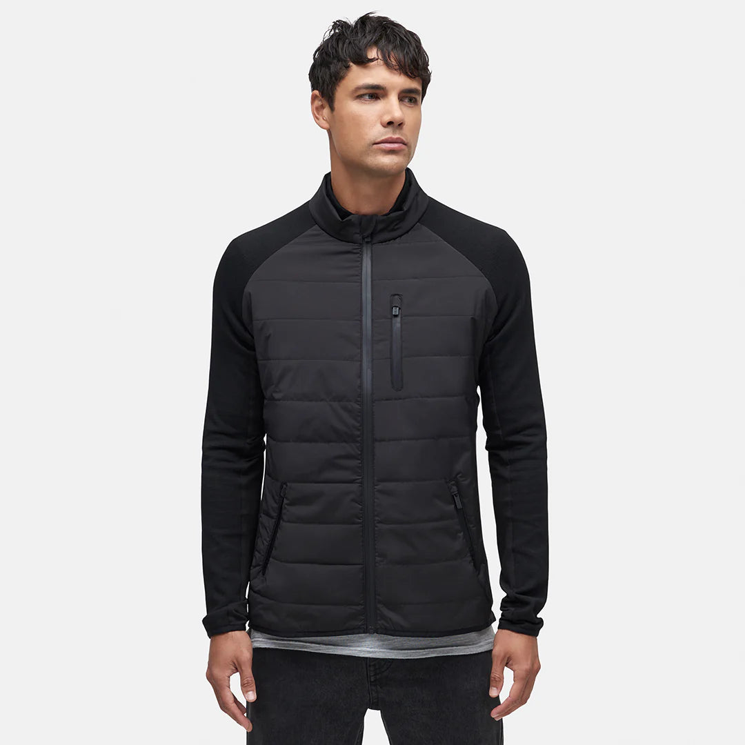 Le Bent Men's Pramecou Wool Insulated Hybrid Jacket