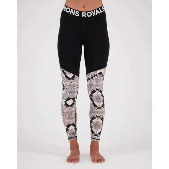 Mons Royale Women's Cascade Merino Baselayer Leggings