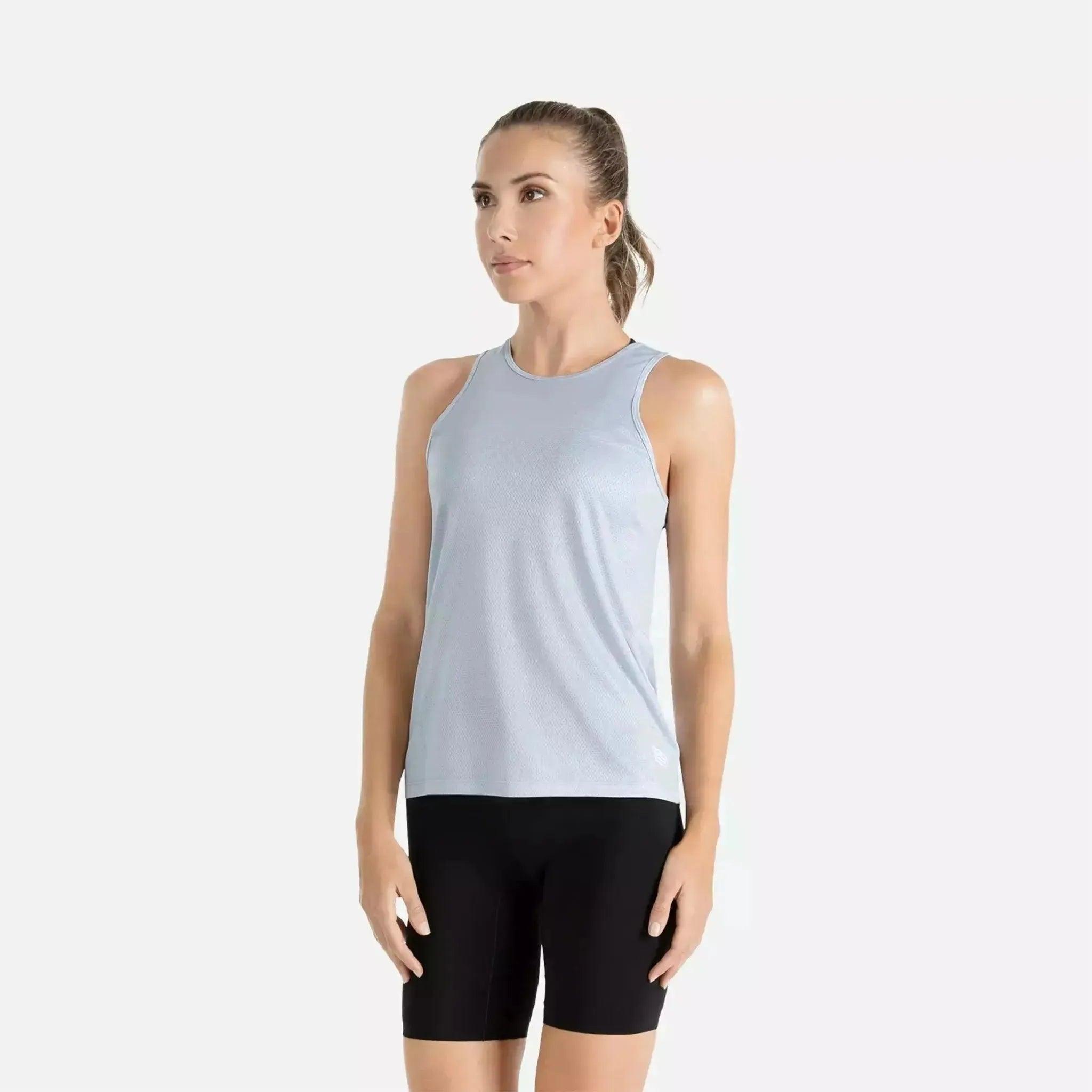 Pressio Womens Hapai Singlet Wideback Outside Sports