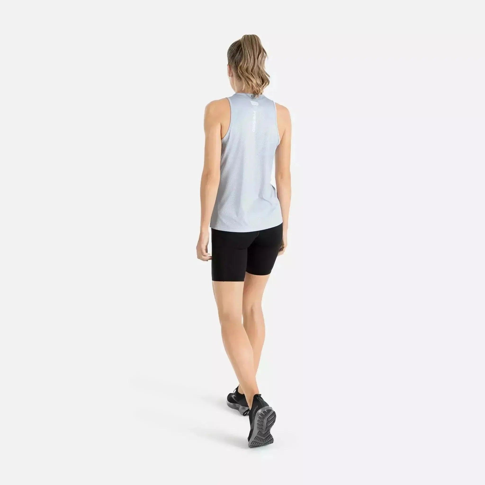 Pressio Womens Hapai Singlet Wideback Outside Sports