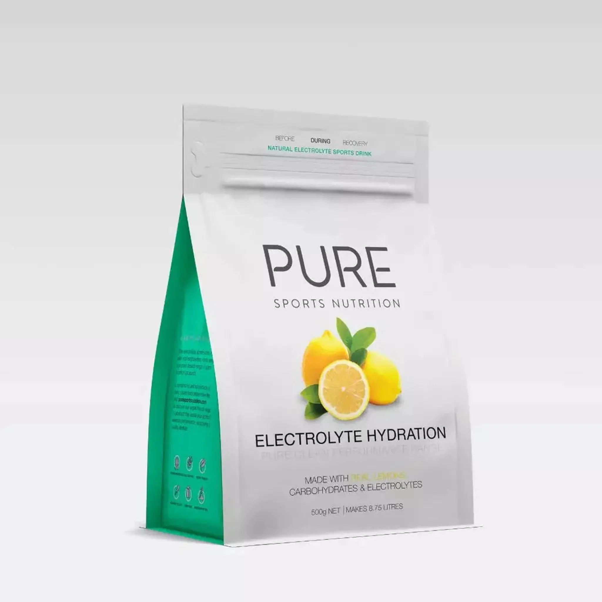 Pure Electrolyte Hydration 500g Pouch Outside Sports