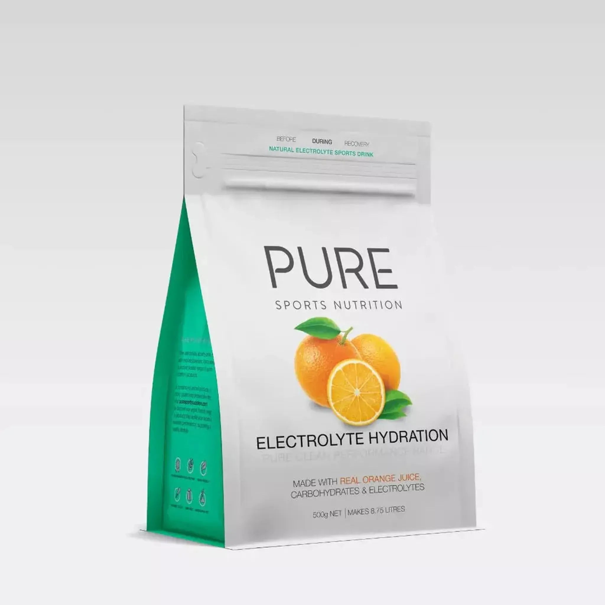 Pure Electrolyte Hydration 500g Pouch Outside Sports