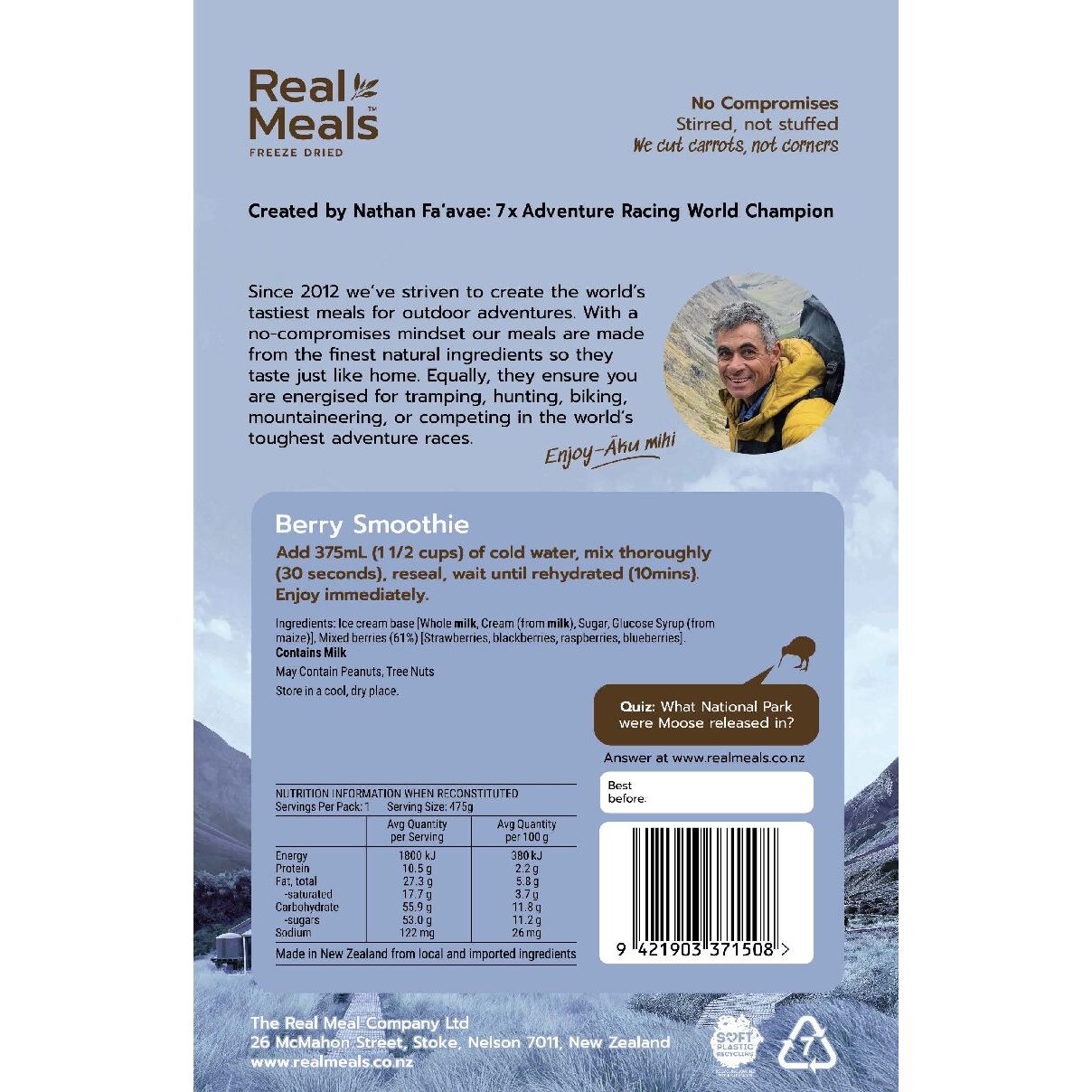 Real Meals Berry Smoothie