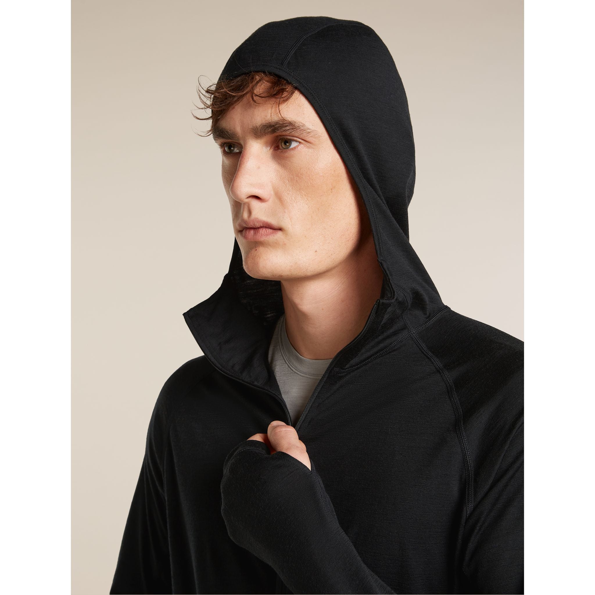 Icebreaker Men's 150 MerinoFine Ace LS Zip Hoodie
