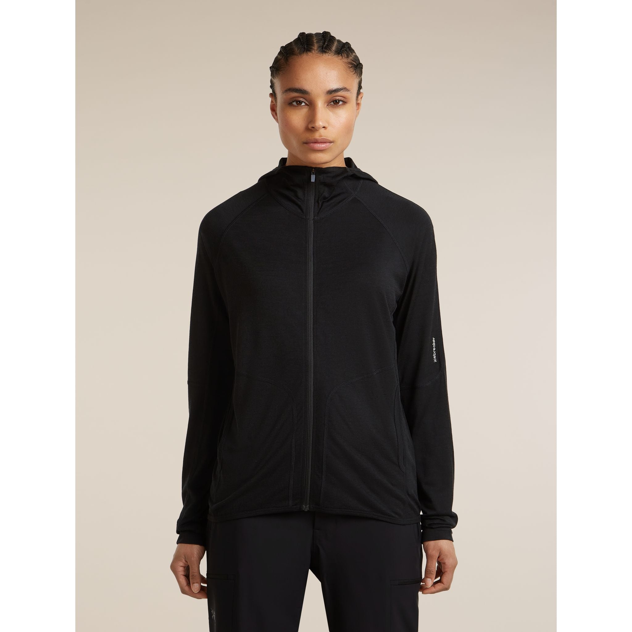 Icebreaker Women's 150 MerinoFine Ace LS Zip Hoodie UPF
