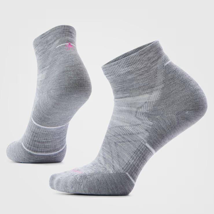 Smartwool Women's Run Targeted Cushion Ankle Socks Running Socks Outside Sports