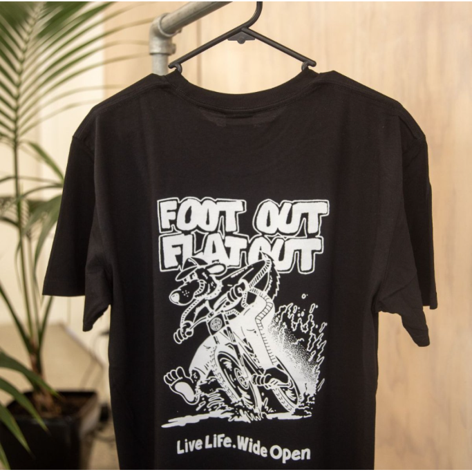 Wide Open Foot Out Flat Out T-Shirt