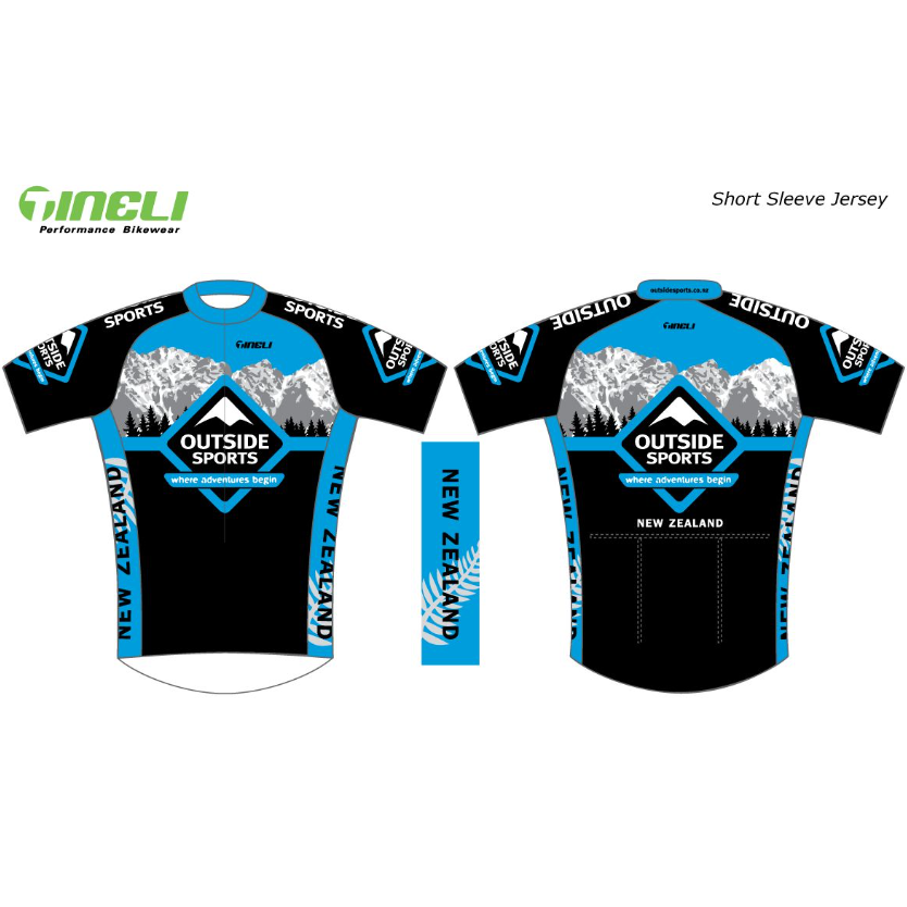 Outside Sports Tineli Men's Short Sleeve Bike Jersey