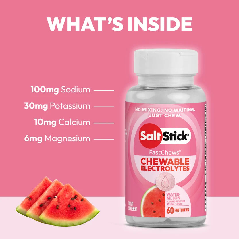 Saltstick Fastchews Electrolyte Replacement Chews - Bottle