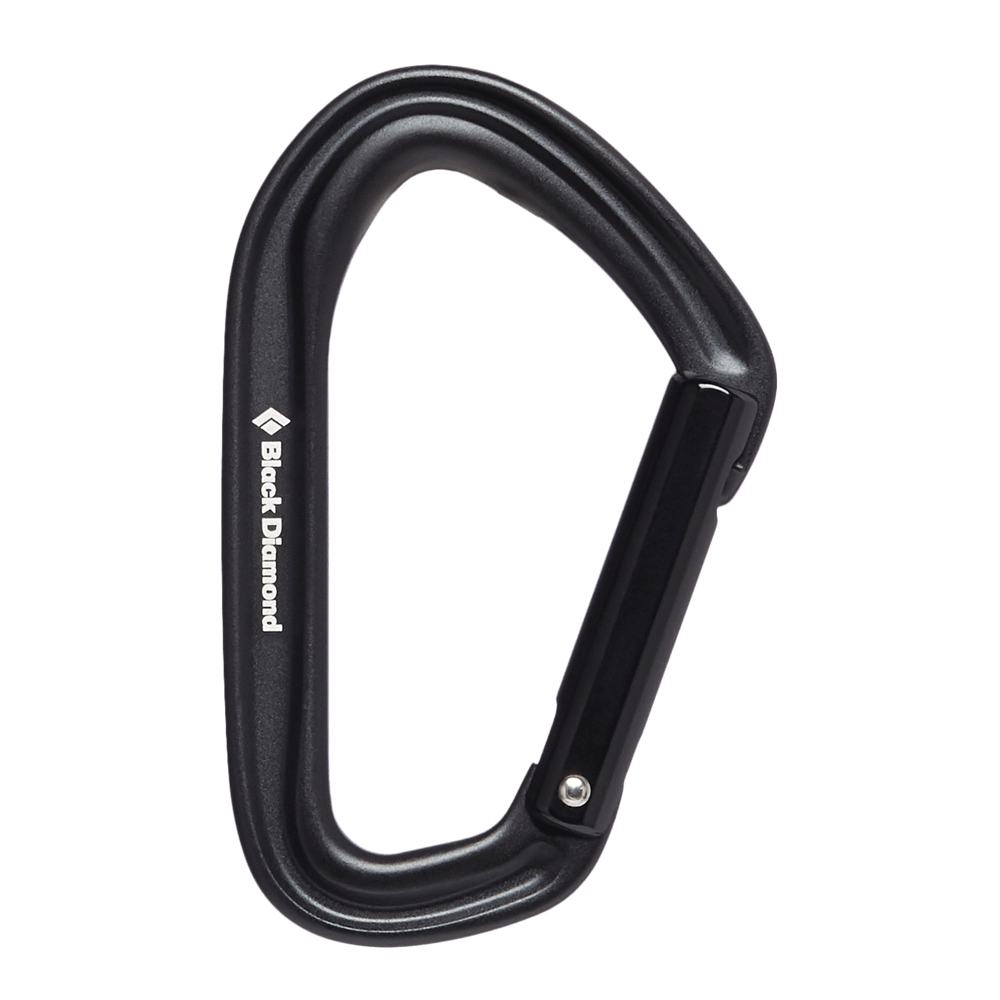 Black Diamond Hotforge Straight Gate Carabiner Carabiner and Quickdraws Outside Sports